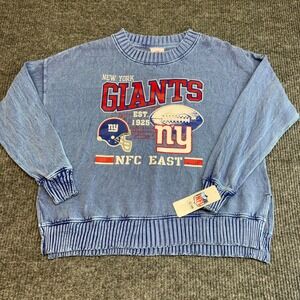 NFL Teens Apparel New York Giants Vintage Inspired Crewneck Sweatshirt Juniors M